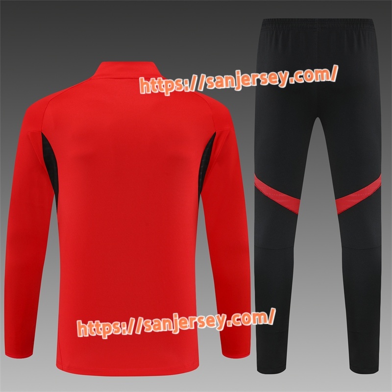 2025/2026 Manchester United Red Training suit set long sleeves
