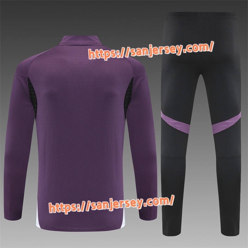 2025/2026 Manchester United Purple Training suit set long sleeves
