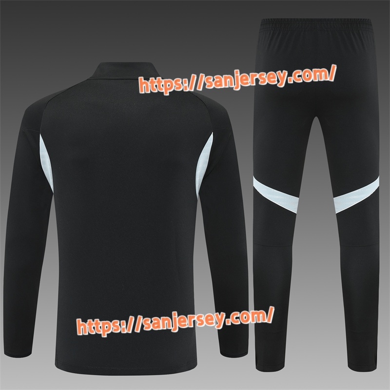 2025/2026 Argentina black Training suit set long sleeves