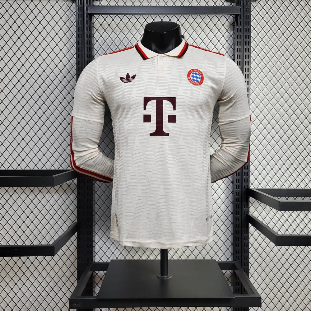 2024/2025 Bayern Munchen  Long Sleeve  Third Away Football Shirt  For Player Version