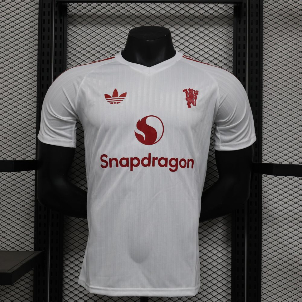 2024/2025 Player Edition Manchester United white Special Edition Football Jersey