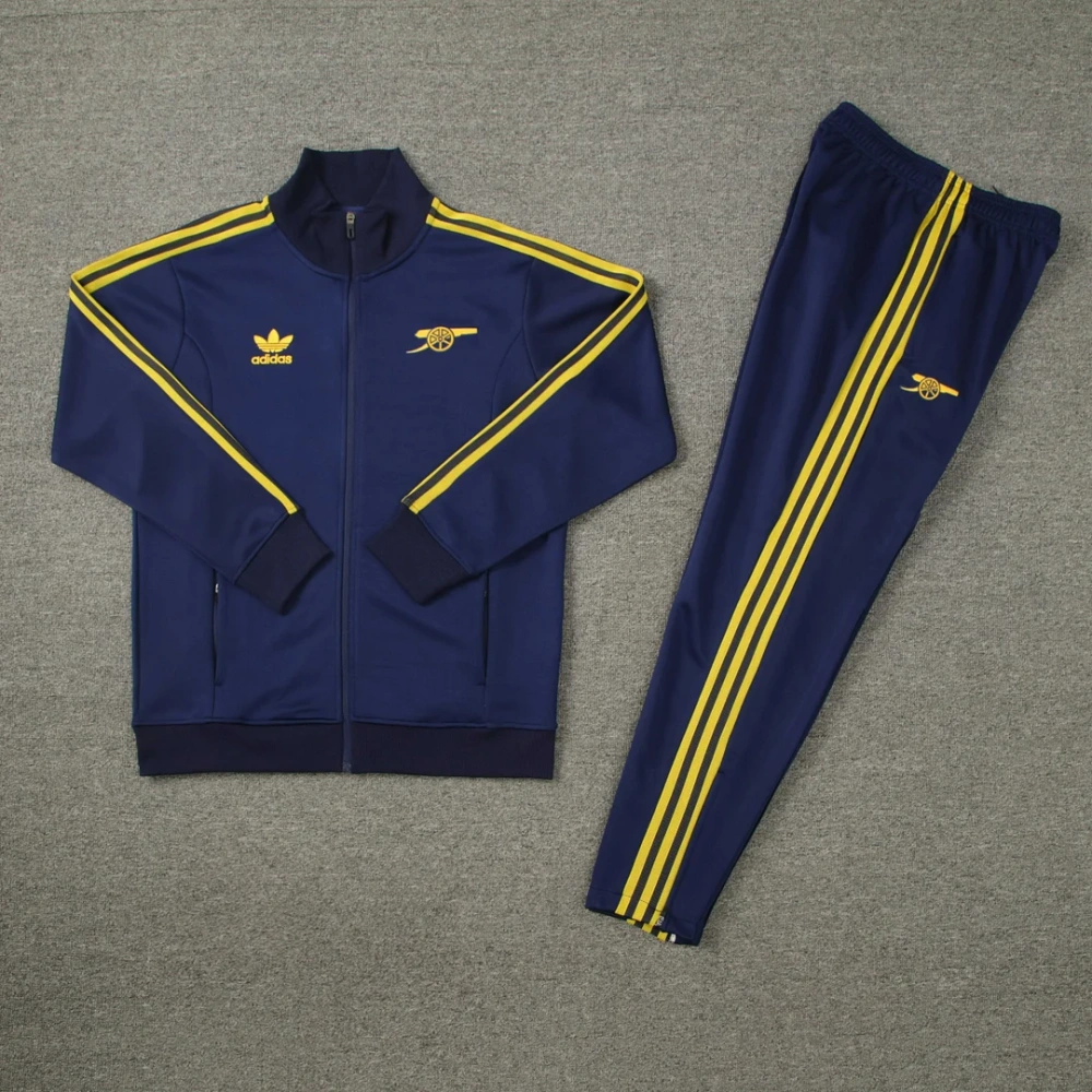 2024/2025 Arsenal Full-Zip Jacket Training Kit Royal Blue Football Shirt