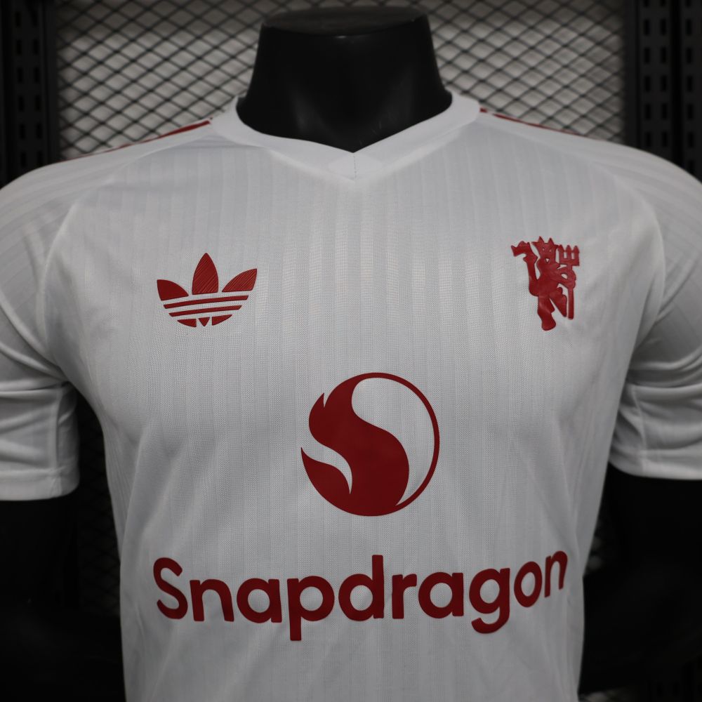 2024/2025 Player Edition Manchester United white Special Edition Football Jersey