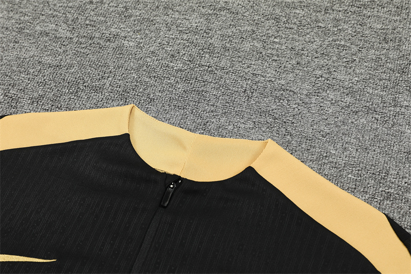 2024/2025 Barcelona Training Black Gold Player Edition Jersey