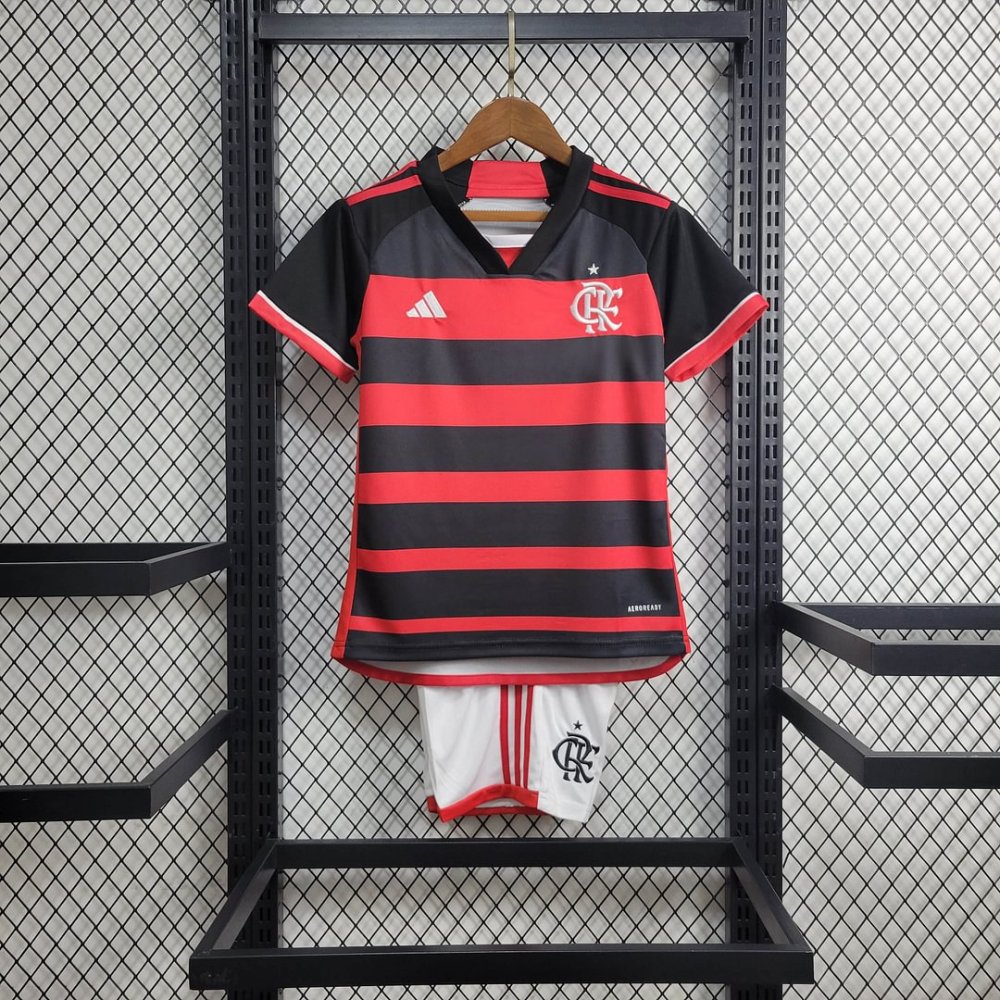 2024/2025 Flamengo Home Football Shirt (Kids Size)