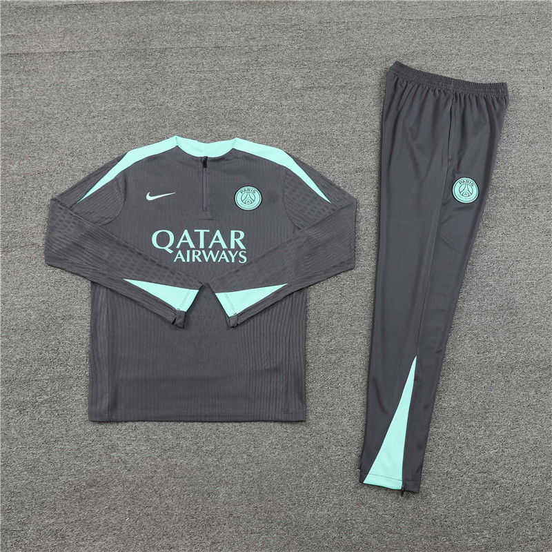 2024/2025 Paris Saint-Germain  Dark Grey with Light Blue Player Edition