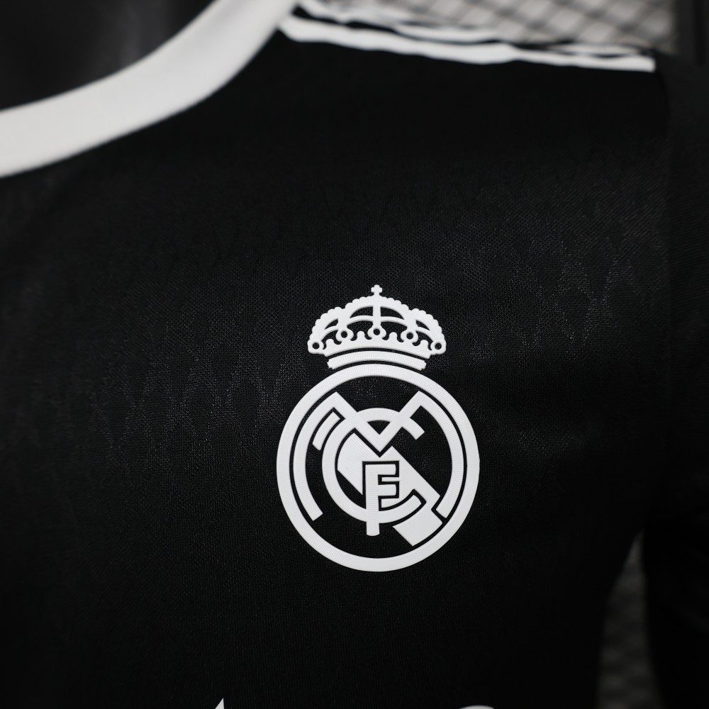 2024/2025 Real Madrid Black goalkeeper Football Jersey For Player Version