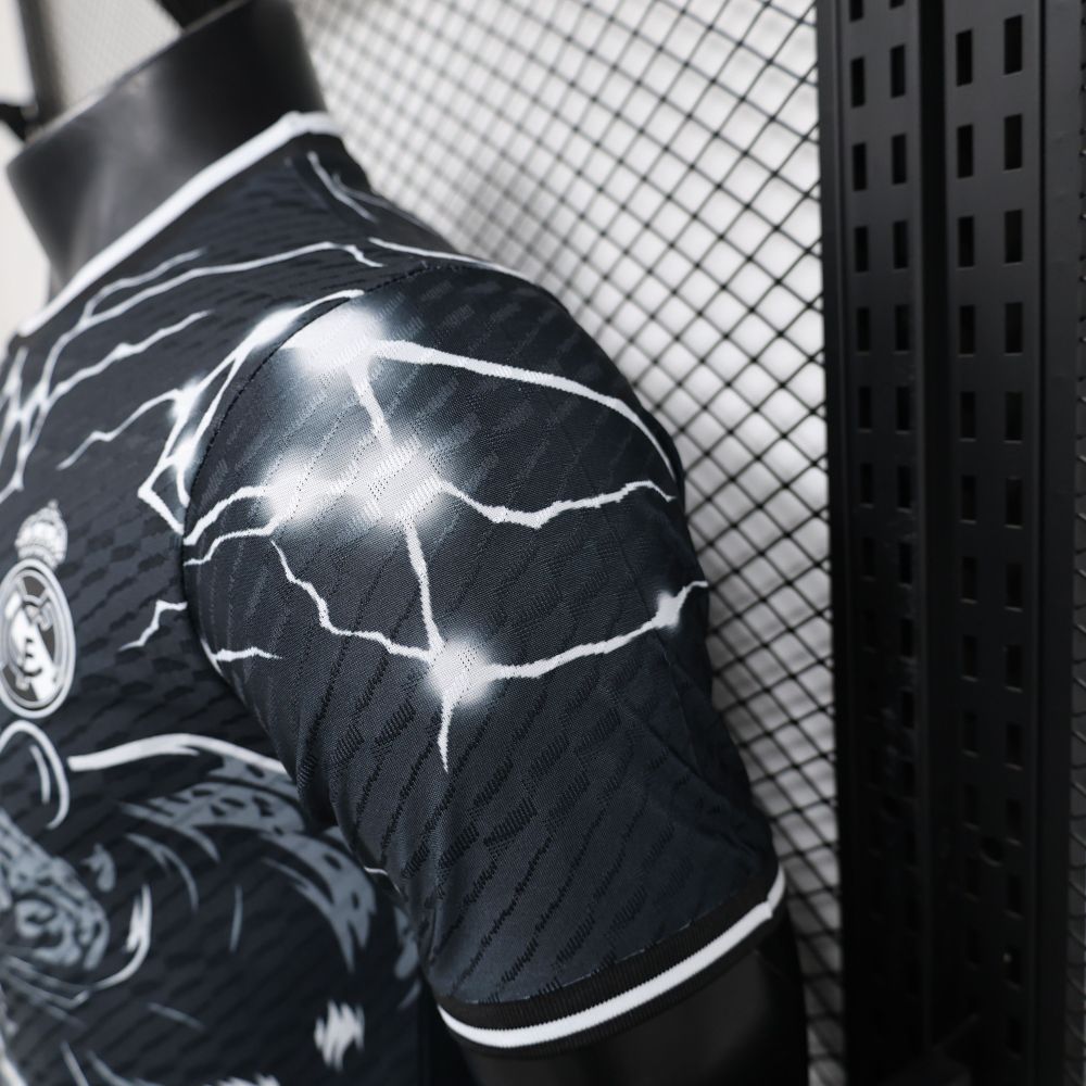 2024/2025 Real Madrid Black Leopard Special Edition Football Jersey For Player Version