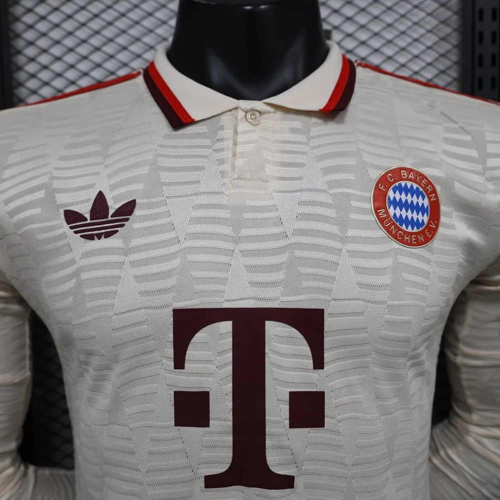 2024/2025 Bayern Munchen  Long Sleeve  Third Away Football Shirt  For Player Version