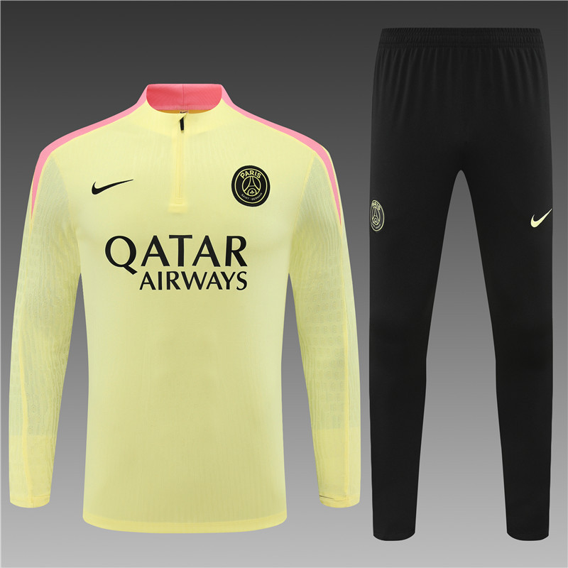 2024/2025  Paris Saint-Germain  Light Yellow Player Edition