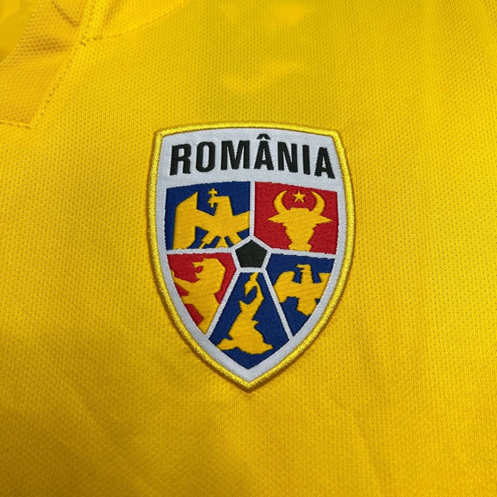 2024 Romania Home Football Shirt（ Fans Edition ）