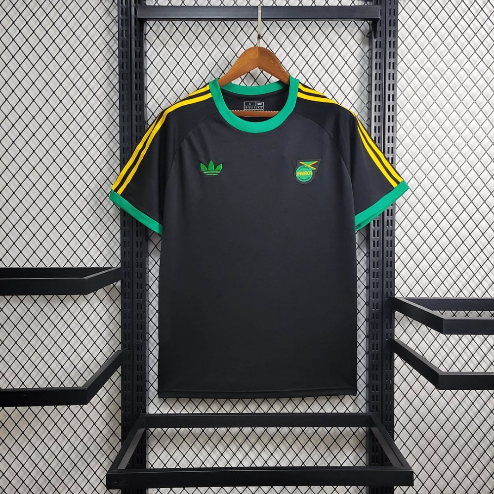 2024 Jamaica Training Wear Black Football Shirt（ Fans Edition ）