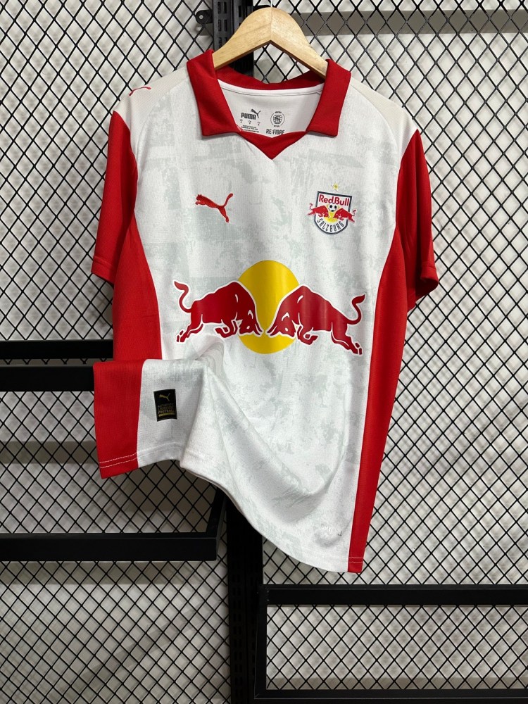 25/26 Red Bull Salzburg Home Football Shirt（Fans version）