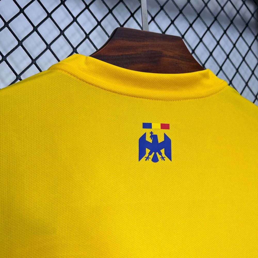 2024 Romania Home Football Shirt（ Fans Edition ）