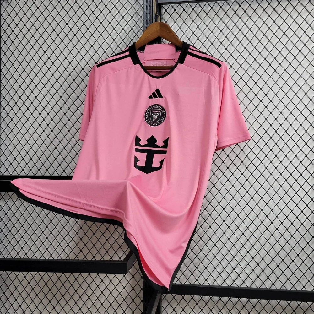 24-25 Miami cherry pink special edition football jersey（ Fans Edition ）