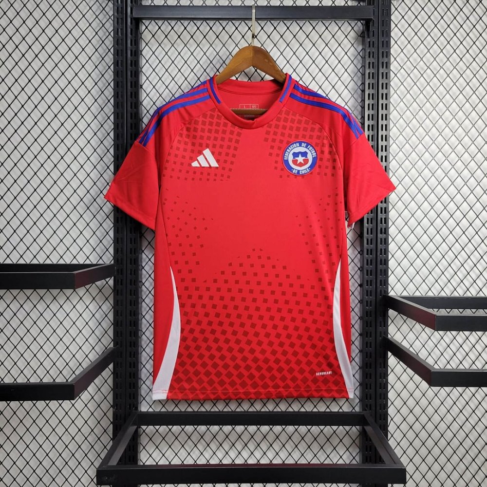 2024 Chile Home Football Shirt（ Fans Edition ）