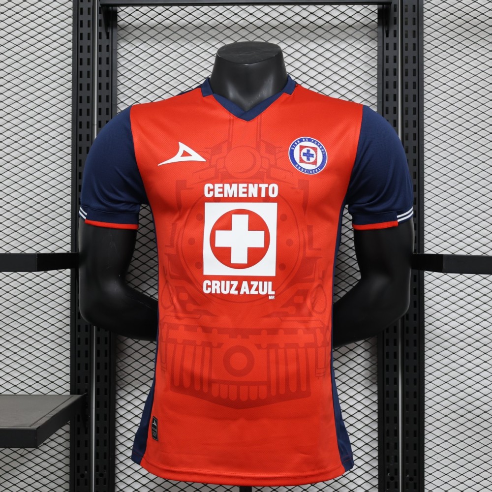 2025 Cruz Azul Red Special Edition Football Shirt（ Player Edition ）