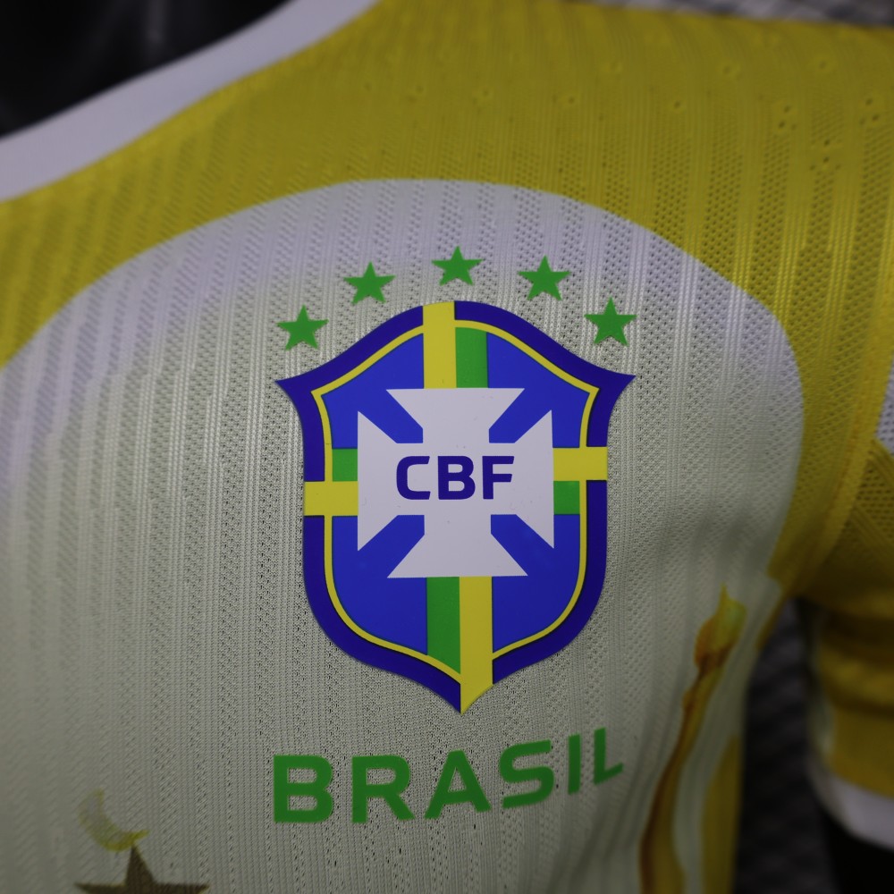 2024/2025 Player Edition Brazil Special Edition Football Jersey