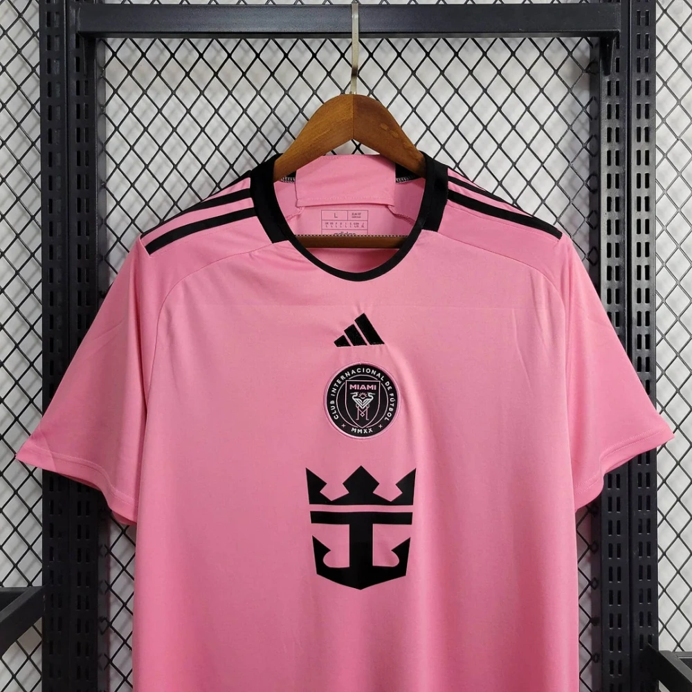 24-25 Miami cherry pink special edition football jersey（ Fans Edition ）