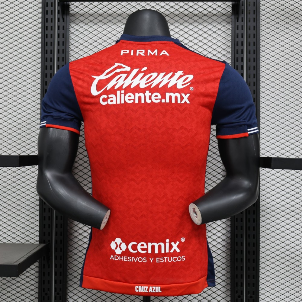 2025 Cruz Azul Red Special Edition Football Shirt（ Player Edition ）