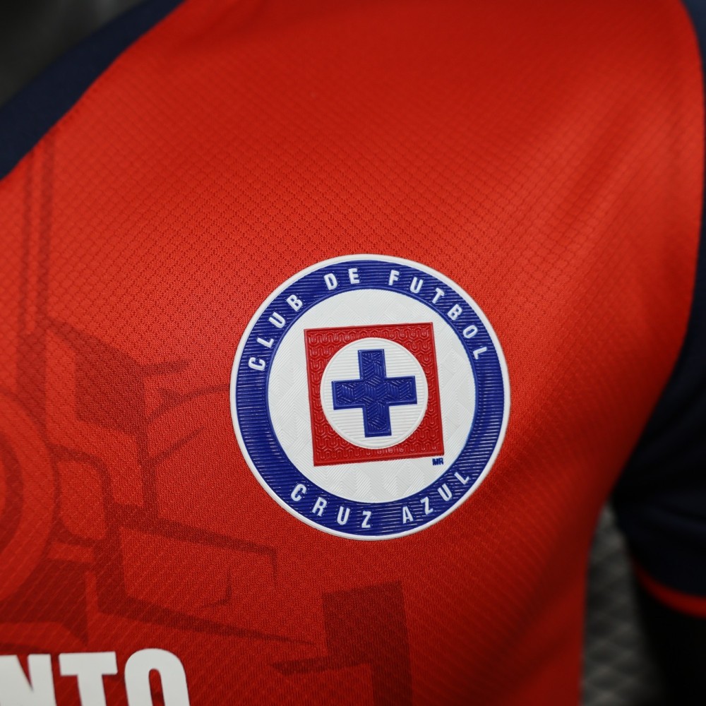 2025 Cruz Azul Red Special Edition Football Shirt（ Player Edition ）
