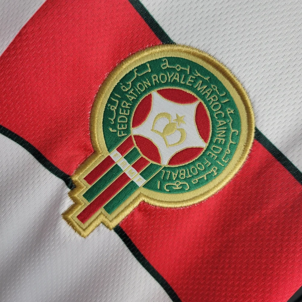 1998 Retro Long Sleeve Morocco Away Football Shirt