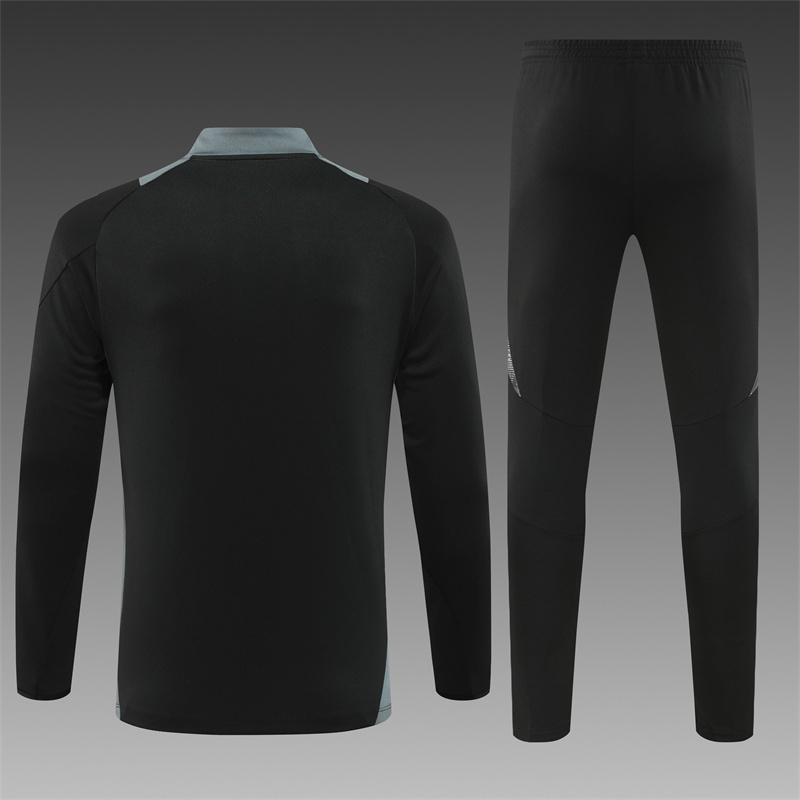2024/2025 Algeria Black Half-Pull Training Suit  Player Edition Jersey