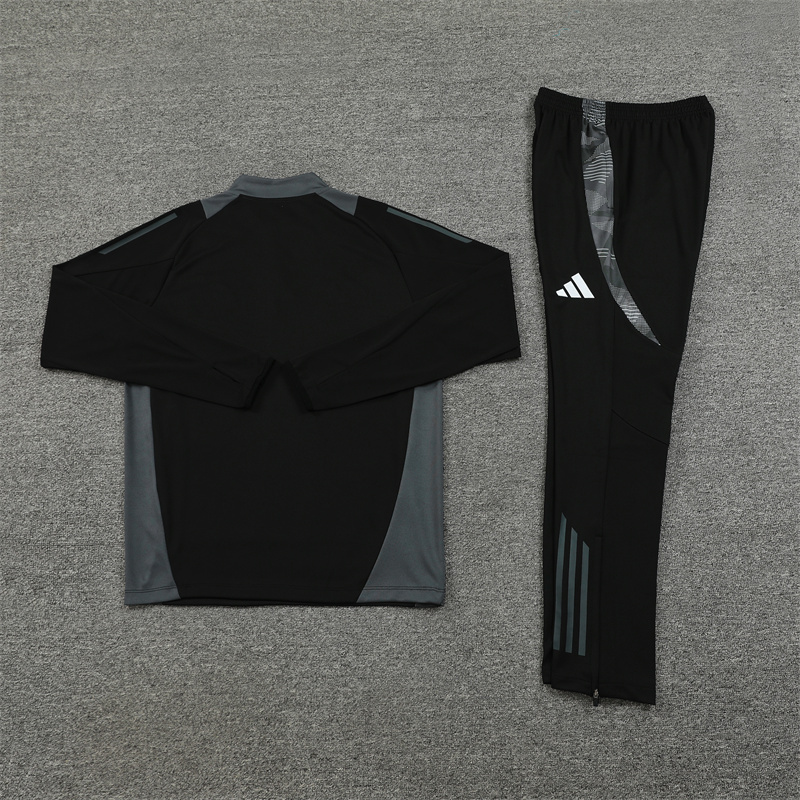 2024/2025 Algeria Black Half-Pull Training Suit  Player Edition Jersey