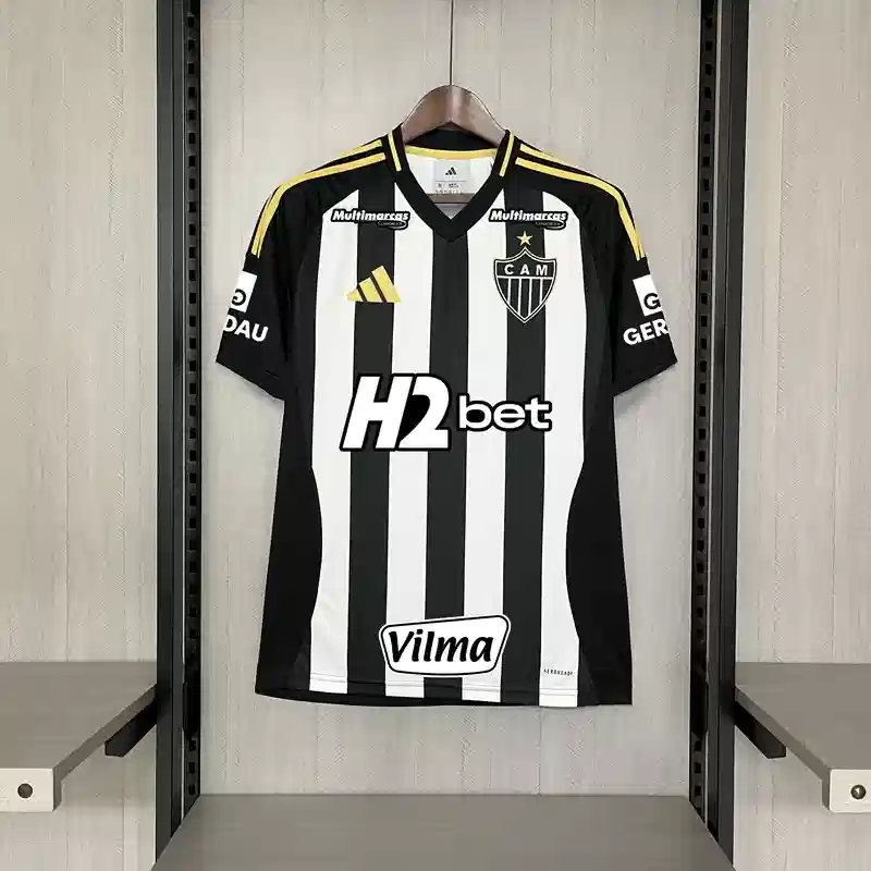 2025/2026 Atlético Mineiro Home Football Shirt（ Fans Edition ）+All Sponsor