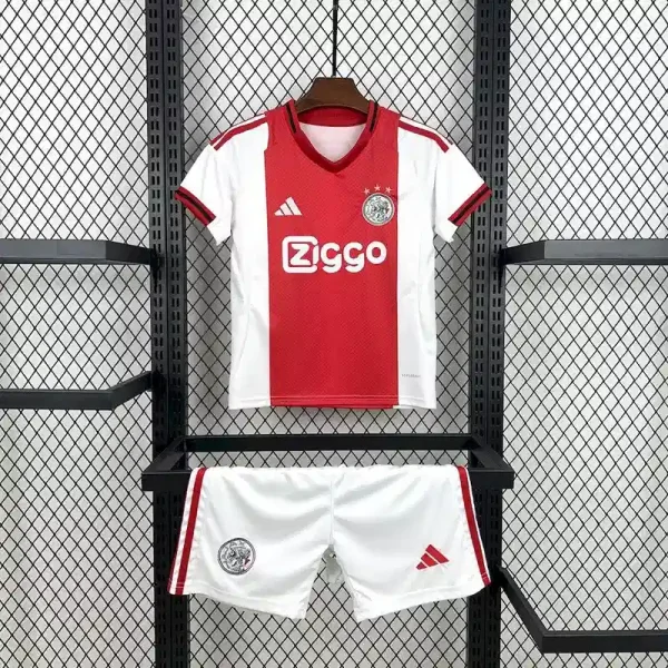 2025/2026 Ajax Home Football Jersey Kids Kit