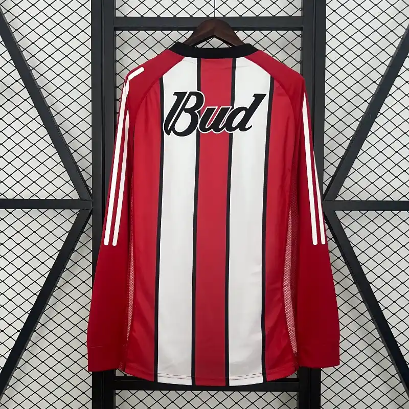 Retro 2003/2004 Long Sleeves River Plate Soccer Jersey Away
