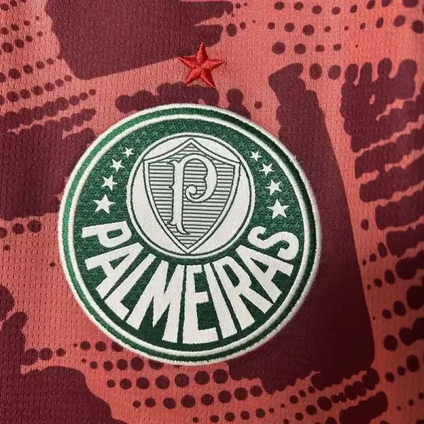 2025/2026 Palmeiras Goalkeeper Red Soccer Jersey（ Fans Edition ）
