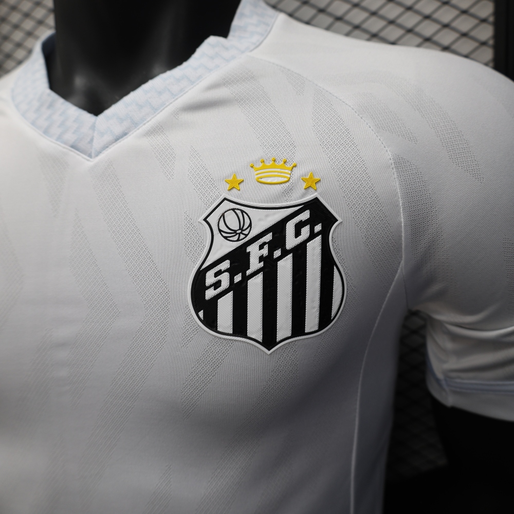 2025/2026 Santos Soccer Home Football Jersey Player version