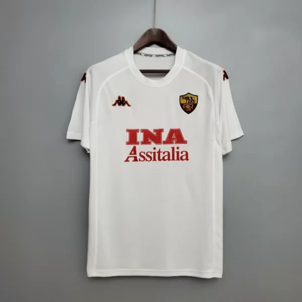 Retro 2000-2001 Roma Soccer Jersey Away