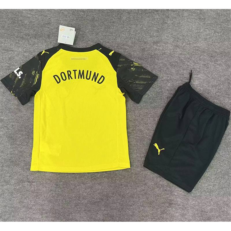 2025/2026 Dortmund Home Jersey Kids Kit