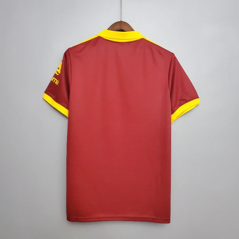 Retro 1991-1992 Roma Soccer Jersey Home