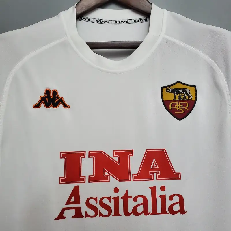 Retro 2000-2001 Roma Soccer Jersey Away