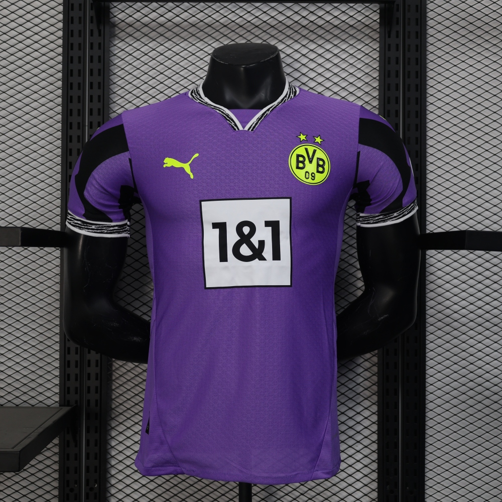 2025/2026 Dortmund Purple Goalkeeper Jersey(Player Version)