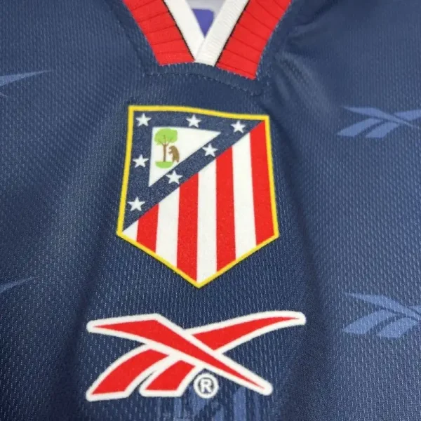Retro 1996 – 97 Atletico Madrid Soccer Jersey Away