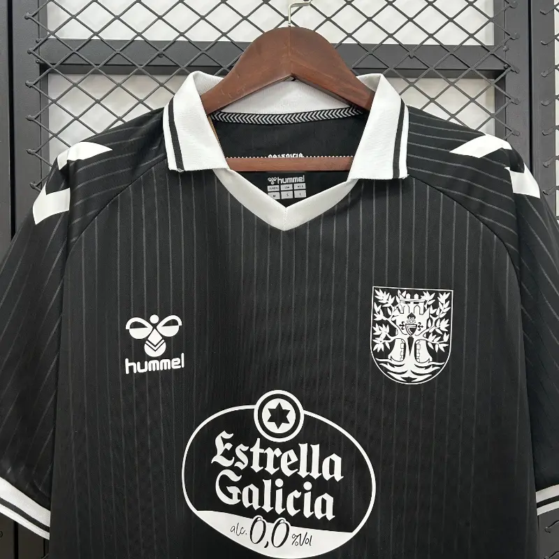 2025/2026 RC Celta de Vigo 100th Anniversary Black Soccer Jersey（ Fans Edition ）