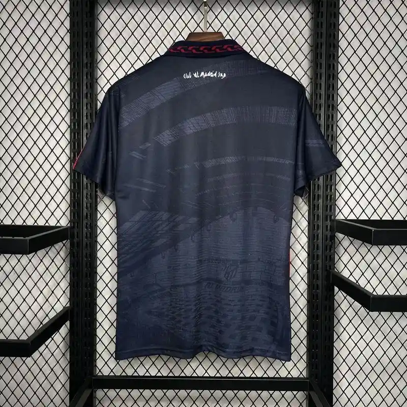 Retro 1996 – 97 Atletico Madrid Soccer Jersey Away