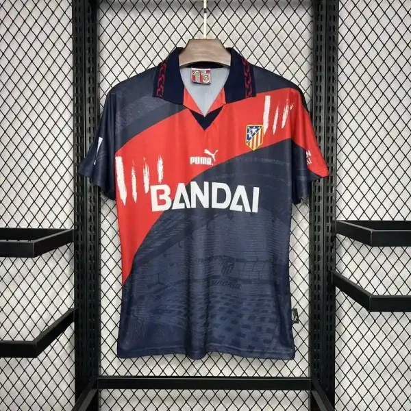 Retro 1996 – 97 Atletico Madrid Soccer Jersey Away
