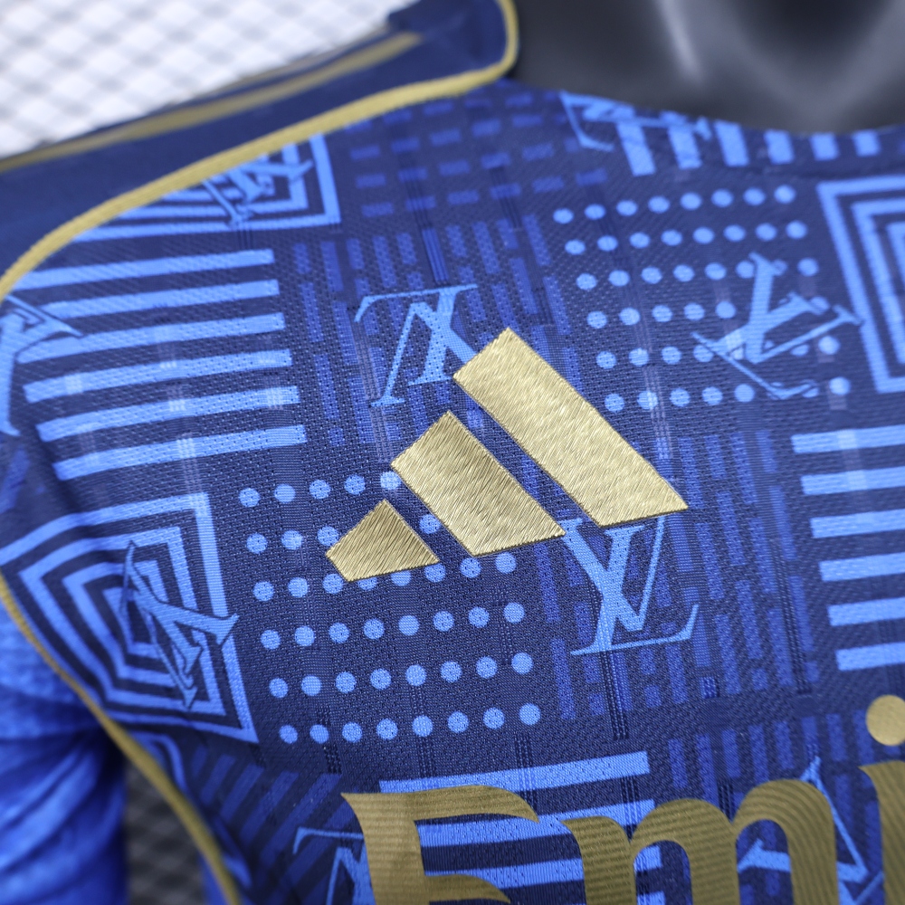 2025/2026 Player Version Real Madrid Special Blue Soccer Jersey