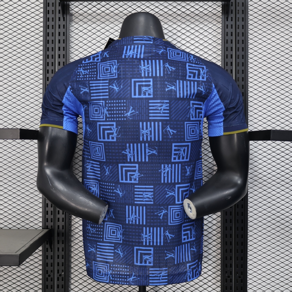 2025/2026 Player Version Real Madrid Special Blue Soccer Jersey