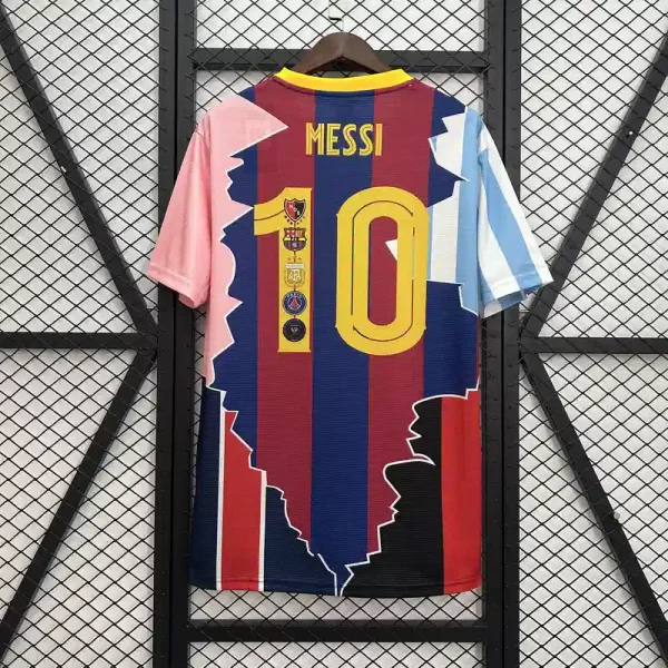 2025/2026 Barcelona Messi #10 Commemorative Edition Soccer Jersey Fan Edition