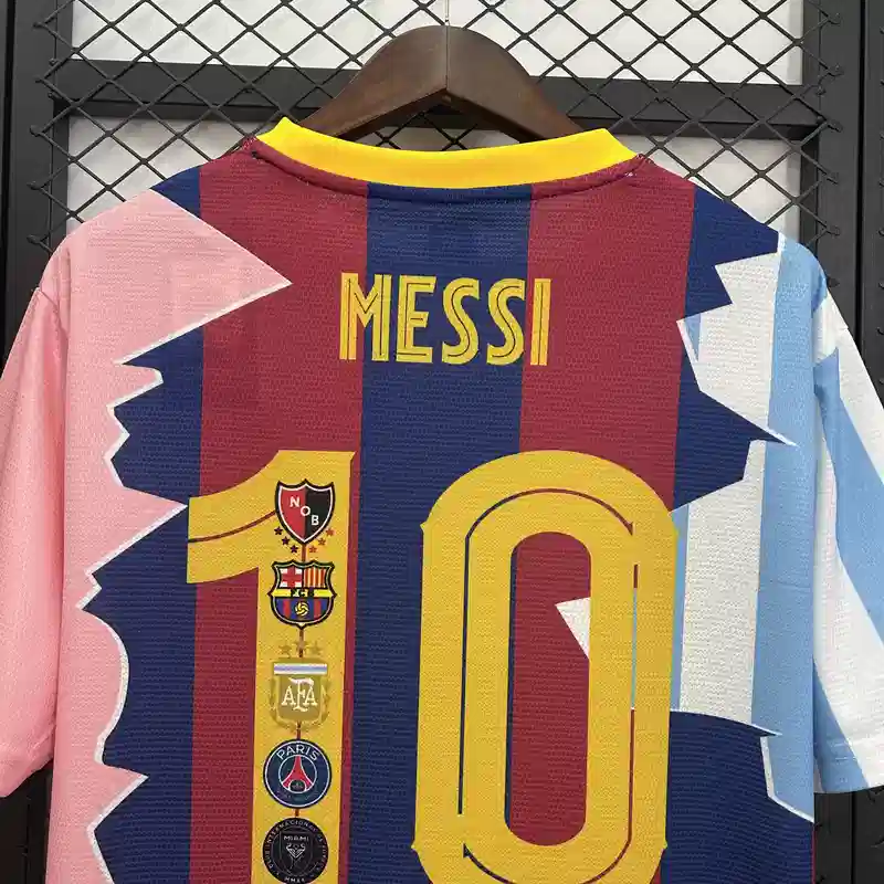 2025/2026 Barcelona Messi #10 Commemorative Edition Soccer Jersey Fan Edition
