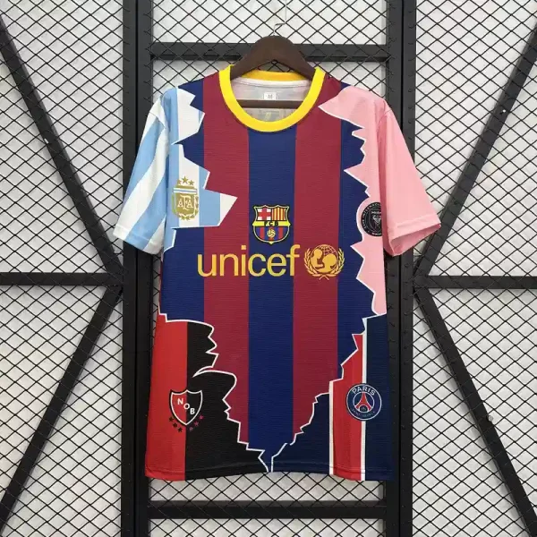 2025/2026 Barcelona Messi #10 Commemorative Edition Soccer Jersey Fan Edition