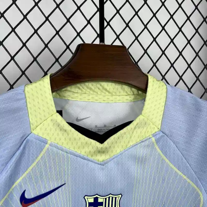 2025/2026 Barcelona Special Edition Blue Soccer Jersey(Kids Kit)