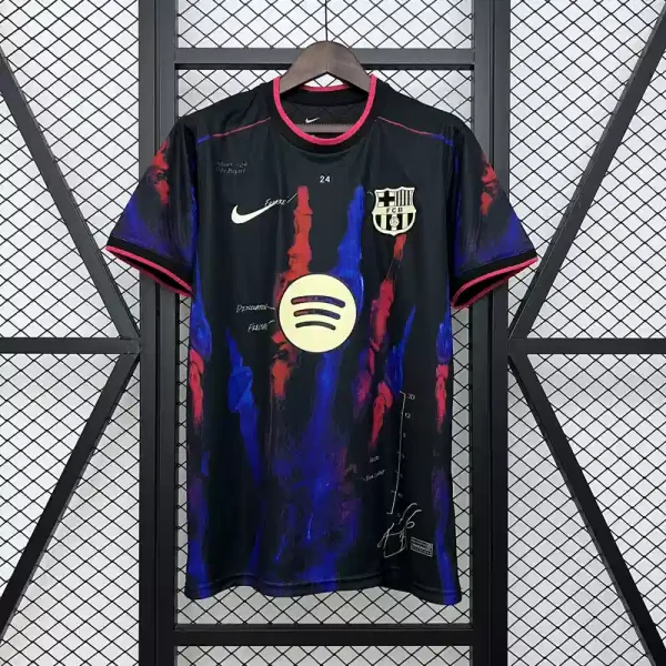 2025/2026 Barcelona Special Edition Black Soccer Jersey Fan Edition