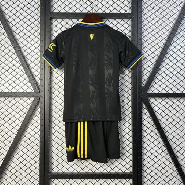 2025/2026 Manchester United Away Football Shirt Kids Kit